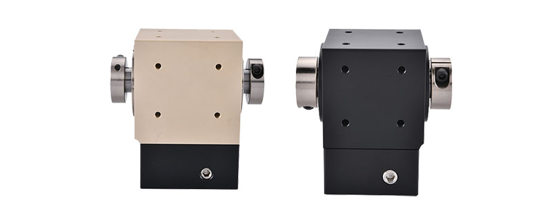 ตัวลดเกียร์มุมขวาเอาต์พุตแบบ Dual-Bore - ซีรี่ส์ PZTB